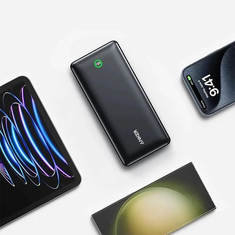 Anker Nano Power Bank (20k, 30W, Built-In USB-C Cable) A1387